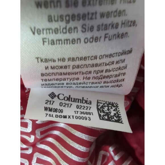 Columbia Men's Wister Slope Insulated Jacket Red Thermal Coil Hooded Size M - Picture 12 of 12